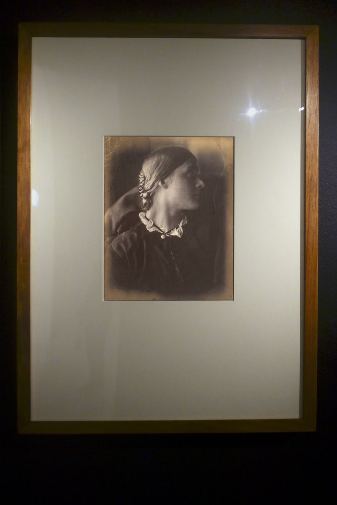 Installation view of the exhibition 'Photography: Real & Imagined at The Ian Potter Centre: NGV Australia, Melbourne showing Julia Margaret Cameron's 'Julia Jackson' (1864)