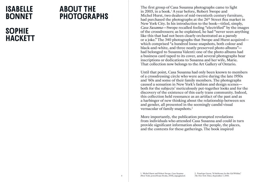 'Casa Susanna: The Story of the First Trans Network in the United States, 1959-1968' book text