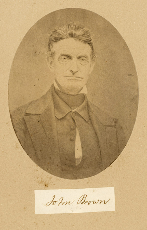 Unidentified photographer. 'John Brown 1800-1859' c. 1857 (after c. 1855 daguerreotype)