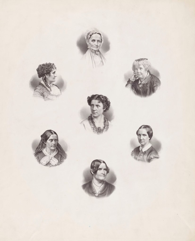 L. Schamer (active c. 1870) Louis Prang Lithography Co. (active 1856-1899) 'Representative Women' 1870