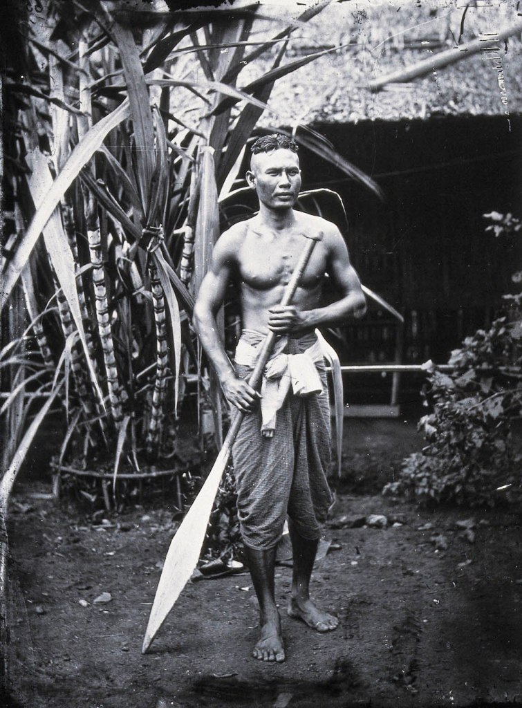John Thomson (Scottish, 1837-1921) 'Siamese boatman' 1865