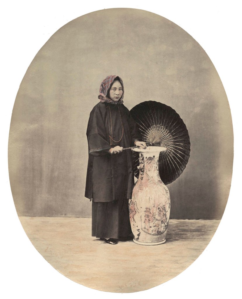 William Saunders (British lived China, 1832-1892) 'A Young Lady from Canton' 1860s-1870s