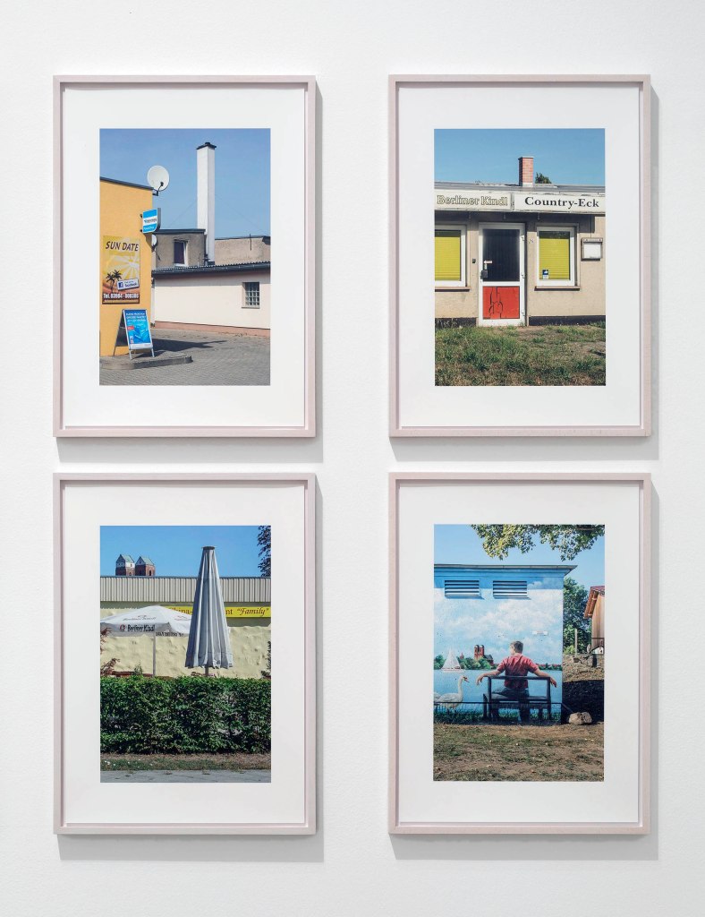 Installation view, Ulrich Wüst, 'Prenzlau', 2018, from the exhibition 'Wanderings About History. The Photography of Ulrich Wüst', RMIT Gallery, Melbourne, 2024