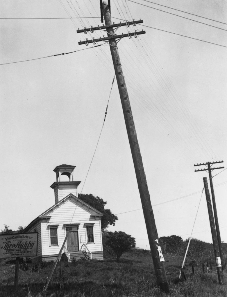 Consuelo Kanaga (American, 1894-1978) 'Clapboard Schoolhouse' 1930s