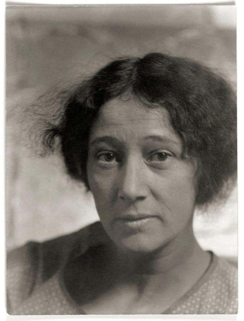 Consuelo Kanaga (American, 1894-1978) 'Self-portrait' Nd from the exhibition 'Consuelo Kanaga. Catch the Spirit' at the KBr Photography Center KBr Fundación MAPFRE, Barcelona, February - May. 2024