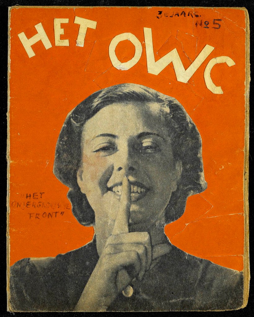 Curt Bloch (German Jewish, 1908-1975) 'Het Onderwater Cabaret', Magazine cover 3rd volume, no. 5 from 03.02.1945