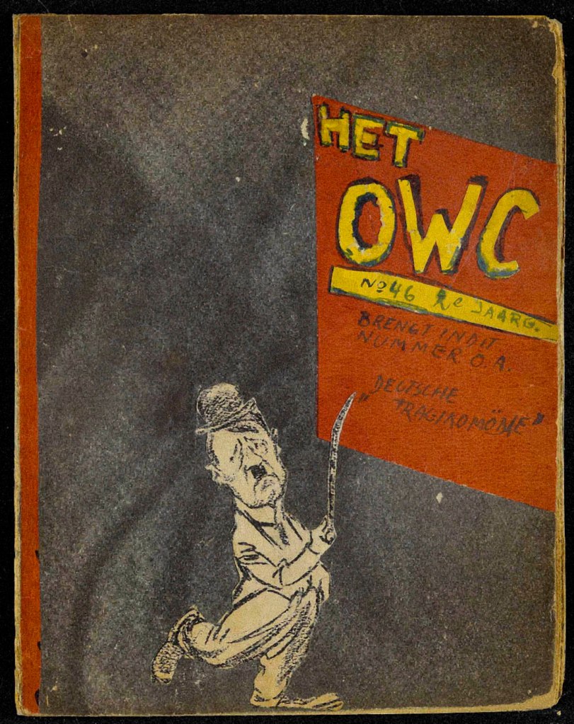 Curt Bloch (German Jewish, 1908-1975) 'Het Onderwater Cabaret', Magazine cover 2nd volume, no. 46 from 16.09.1944