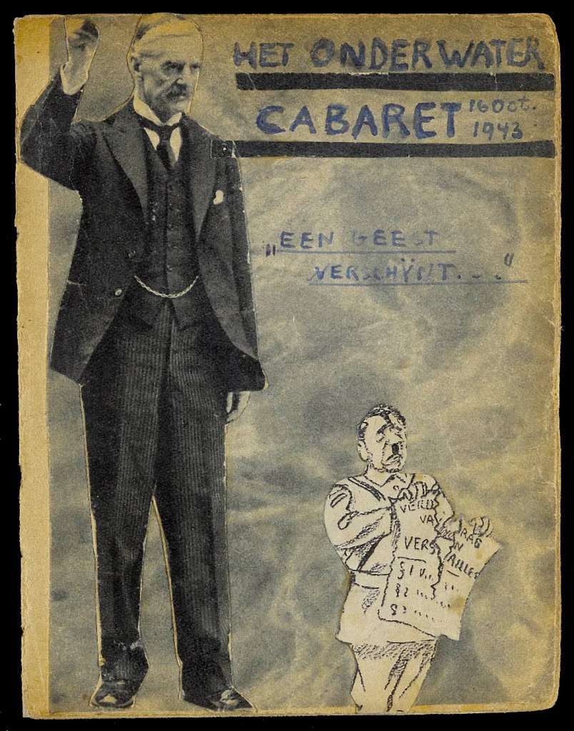 Curt Bloch (German Jewish, 1908-1975) 'Het Onderwater Cabaret', Magazine cover from 16.10.1943