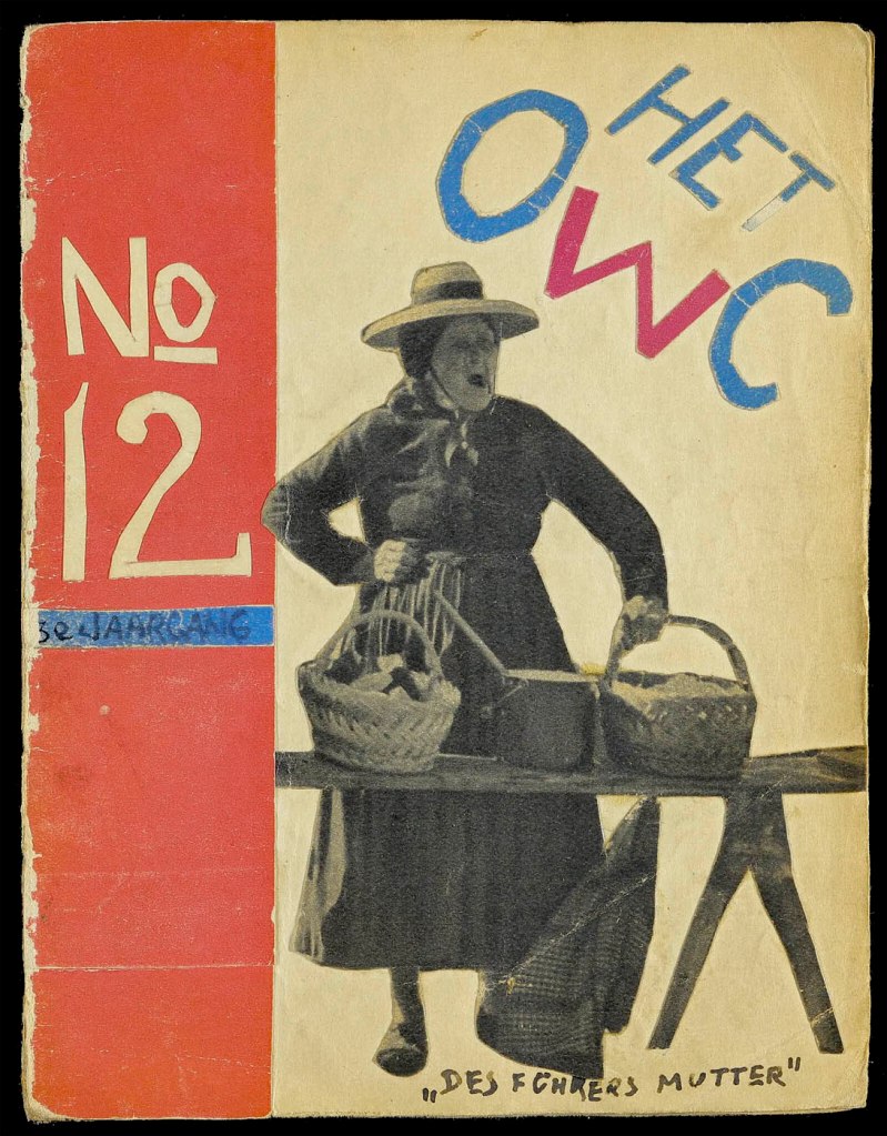 Curt Bloch (German Jewish, 1908-1975) 'Het Onderwater Cabaret', Magazine cover 3rd volume, no. 12 from 24.03.1945