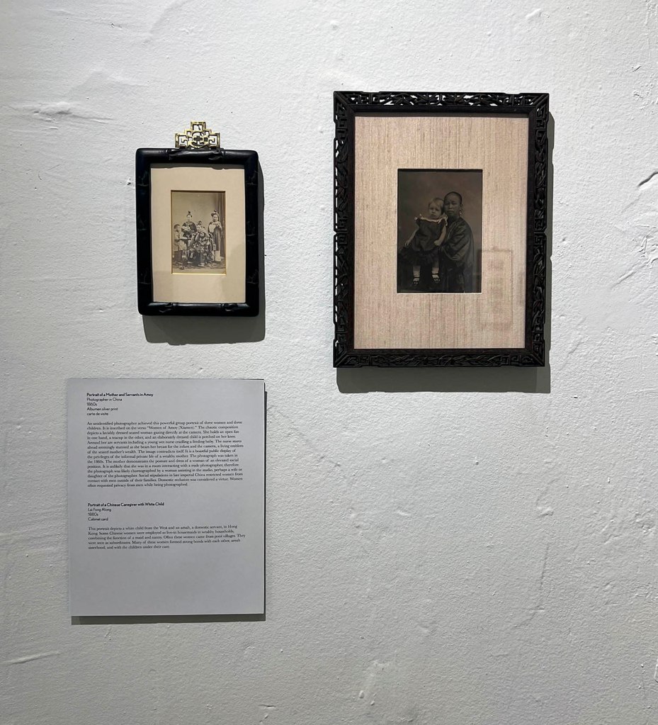 Installation view of the exhibition 'Dragon Women: Early Chinese Photography' at the Loewentheil Photography of China Collection