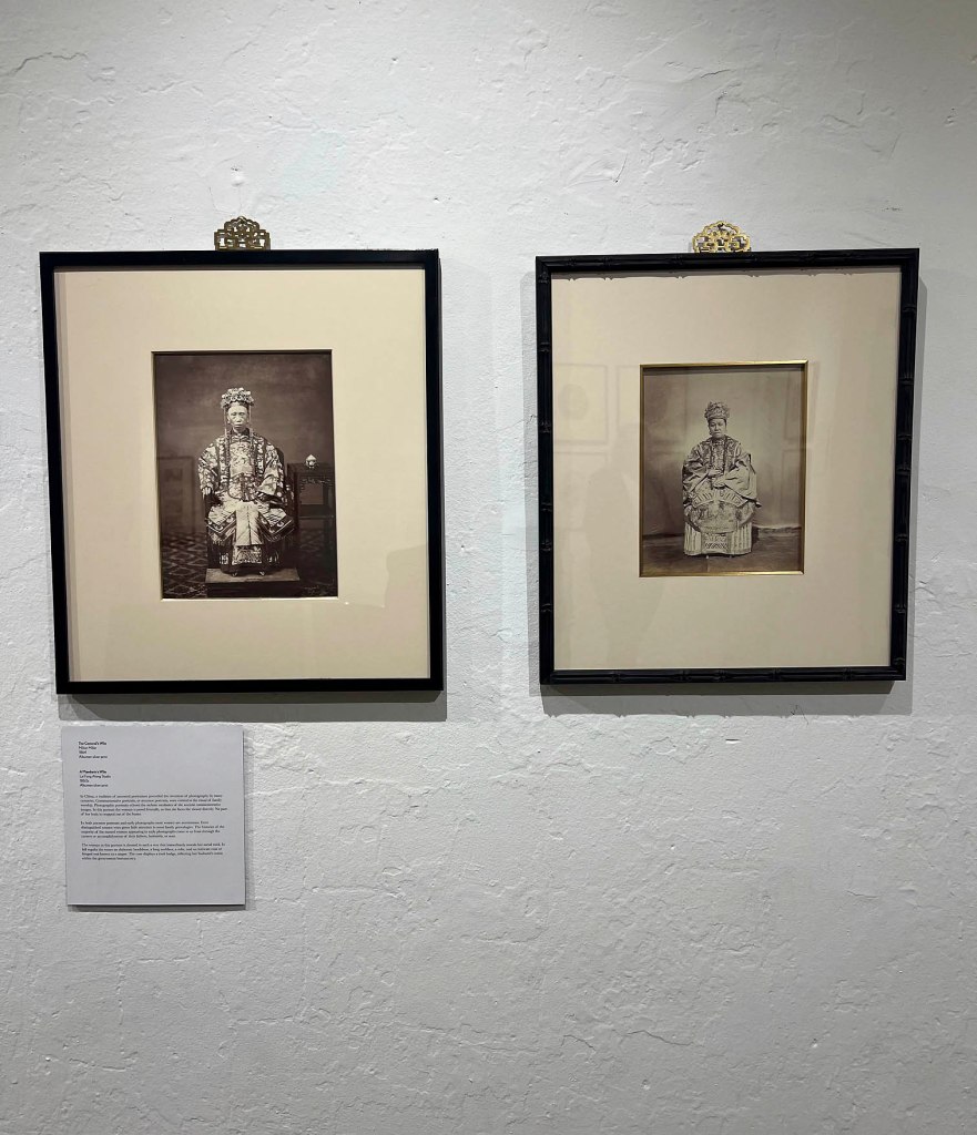 Installation view of the exhibition Dragon Women: Early Chinese Photography at the Loewentheil Photography of China Collection