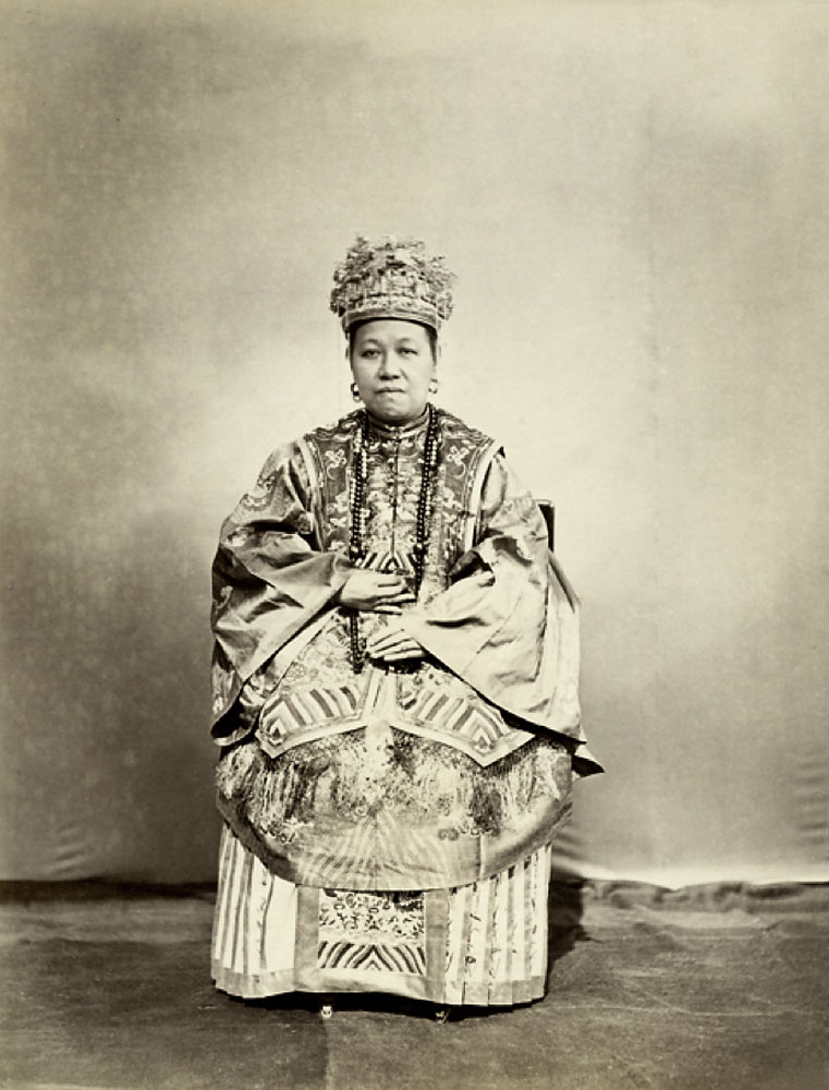 Lai Fong (Chinese, c. 1839-1890), Afong Studios. 'A Mandarin's Wife' 1860s
