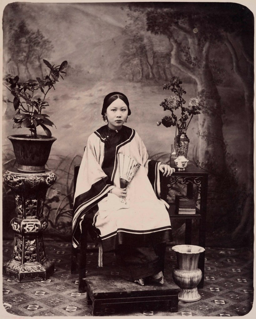 Unidentified Photographer in China. 'Portrait of a Woman' 1870s