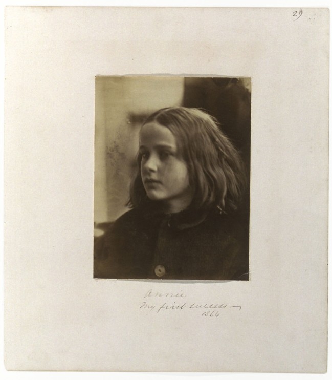 Julia Margaret Cameron (British born India, 1815-1879) 'Annie (My very first success in Photography)' 1864