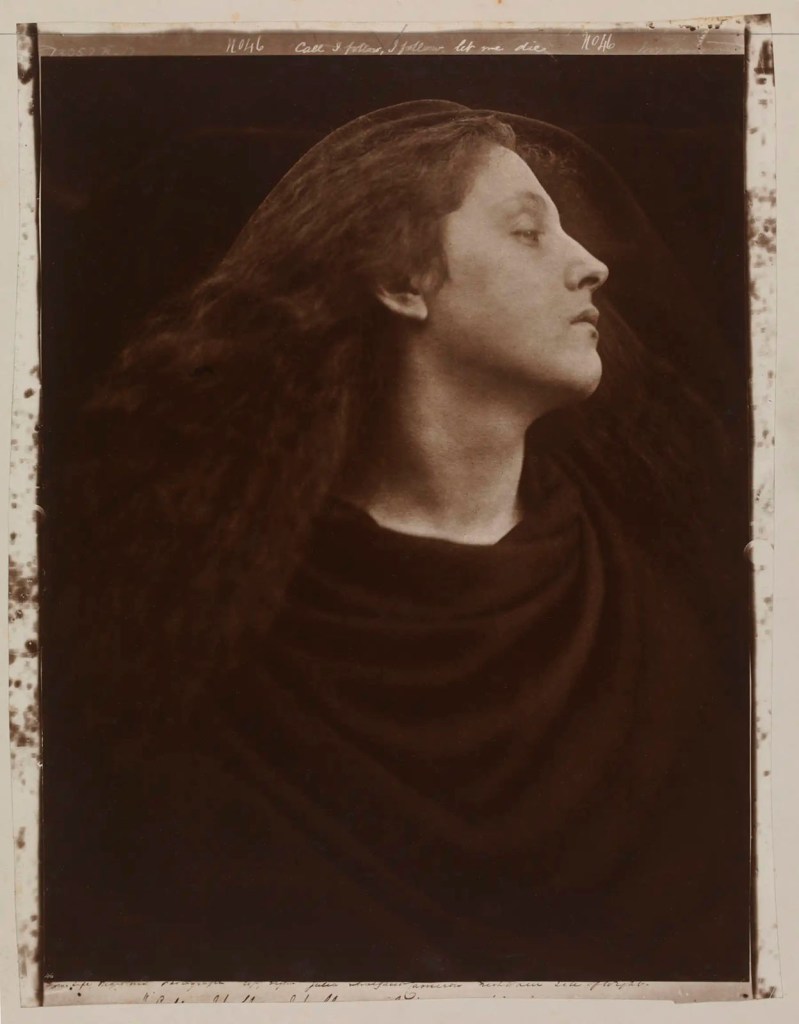 Julia Margaret Cameron (British born India, 1815-1879) 'Call I Follow, I Follow, Let Me Die' 1867