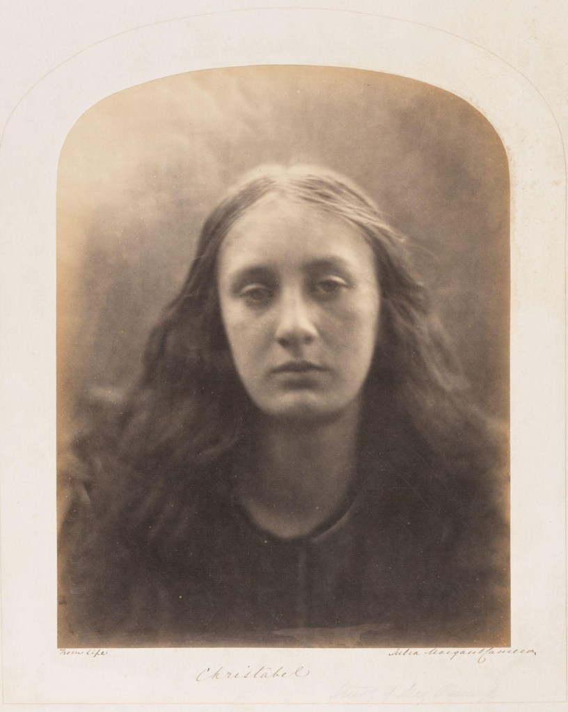 Julia Margaret Cameron (British born India, 1815-1879) 'Christabel' 1866