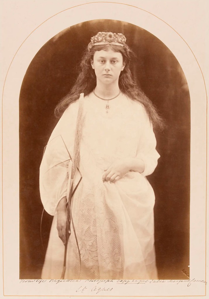 Julia Margaret Cameron (British born India, 1815-1879) 'St. Agnes' 1872
