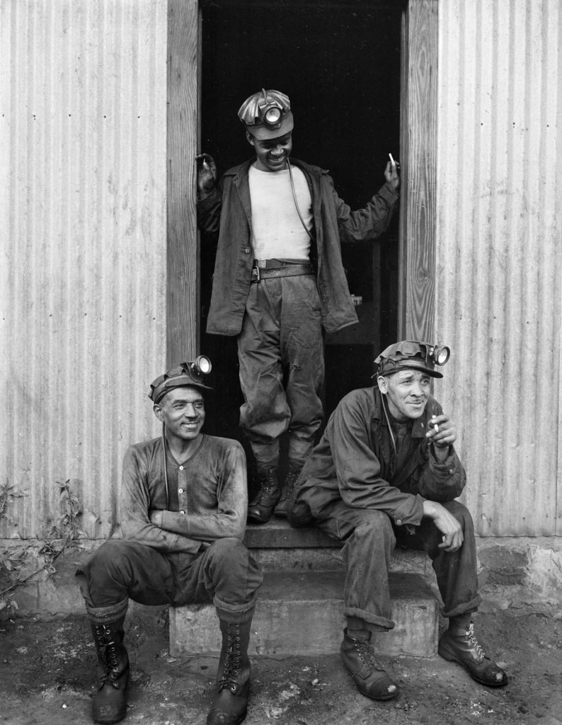 Russell Lee (American, 1903-1986) 'James Robert Howard has gotten his safety lamp at lamp house. Of the 232 employees at this mine, 60% are Negroes. Gilliam Coal and Coke Company, Gilliam Mine, Gilliam, McDowell County, West Virginia' (Original Caption) August 13, 1946