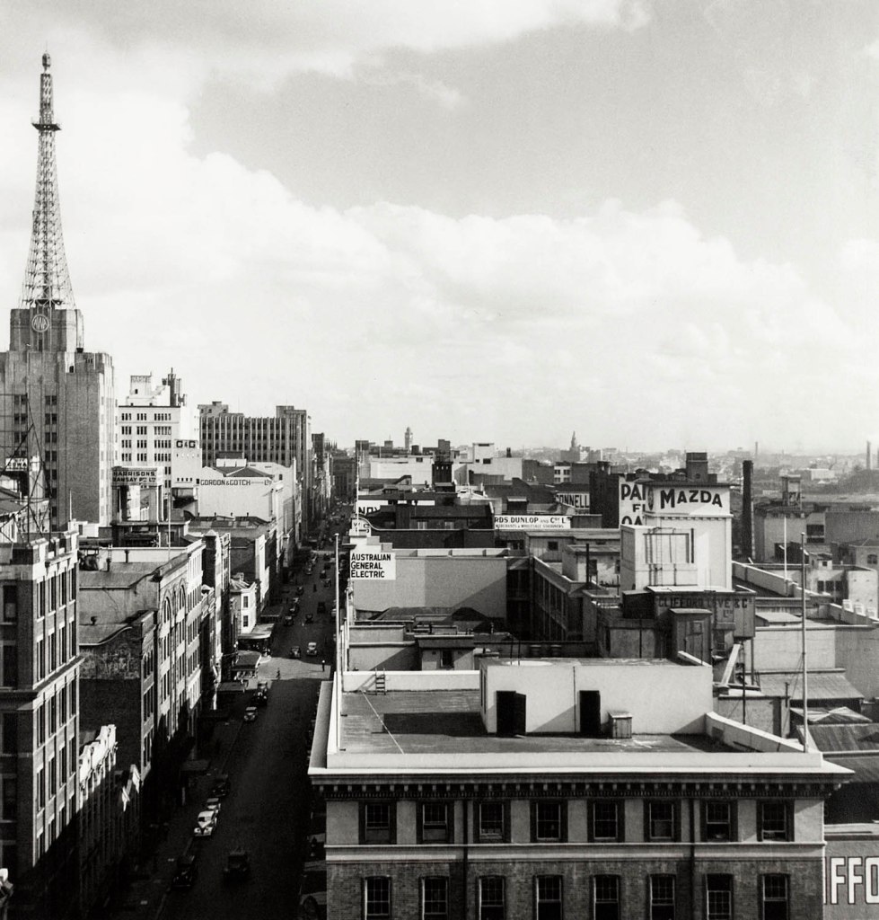 Olive Cotton (Australian, 1911-2003) 'Clarence Street, Sydney' c. 1942