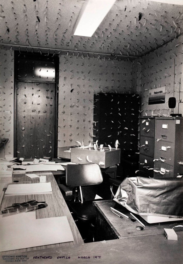 Optronic Kinetics (active c. 1970-72) 'Feathered Office' c. 1973