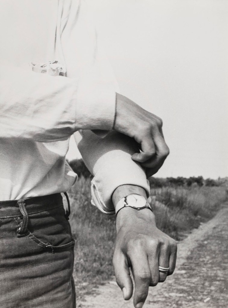 Petr Stembera (Czech, b. 1945) 'Mail-Art: (rolling a sleeve; 8 parts)' c. 1973 (detail)