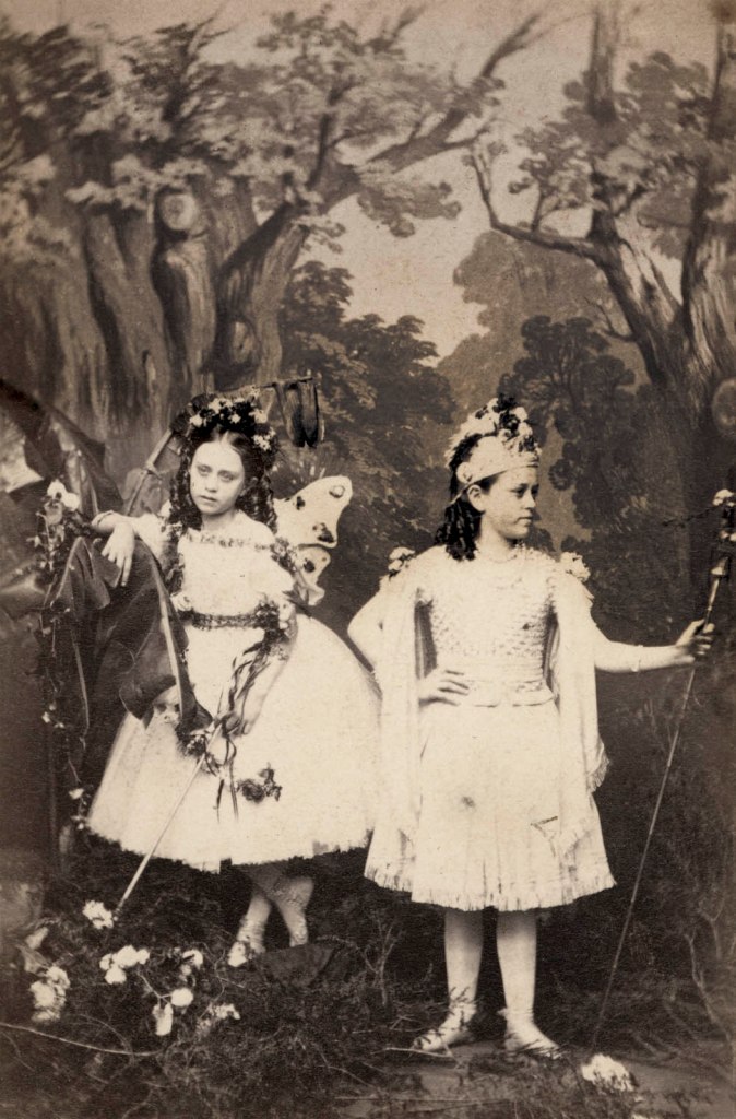 Freeman Brothers, Sydney (Australian) '[Portrait of two girls in fancy dress]' c. 1855-1865