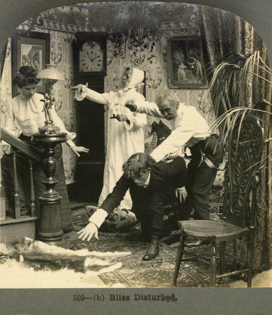 Keystone View Company (American) 'Bliss disturbed' c. 1903