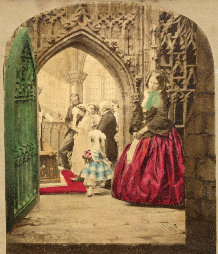 James Elliott (British) 'Broken Vows' c. 1857 from the exhibition 'The Staged Photograph' at the Chau Chak Wing Museum at The University of Sydney, April 2023 - August 2024