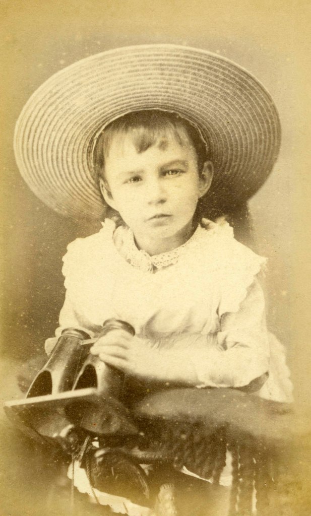 G.H. Nicholas, Sydney (Australian) '[Portrait of a child holding a stereoscope]' c. 1870