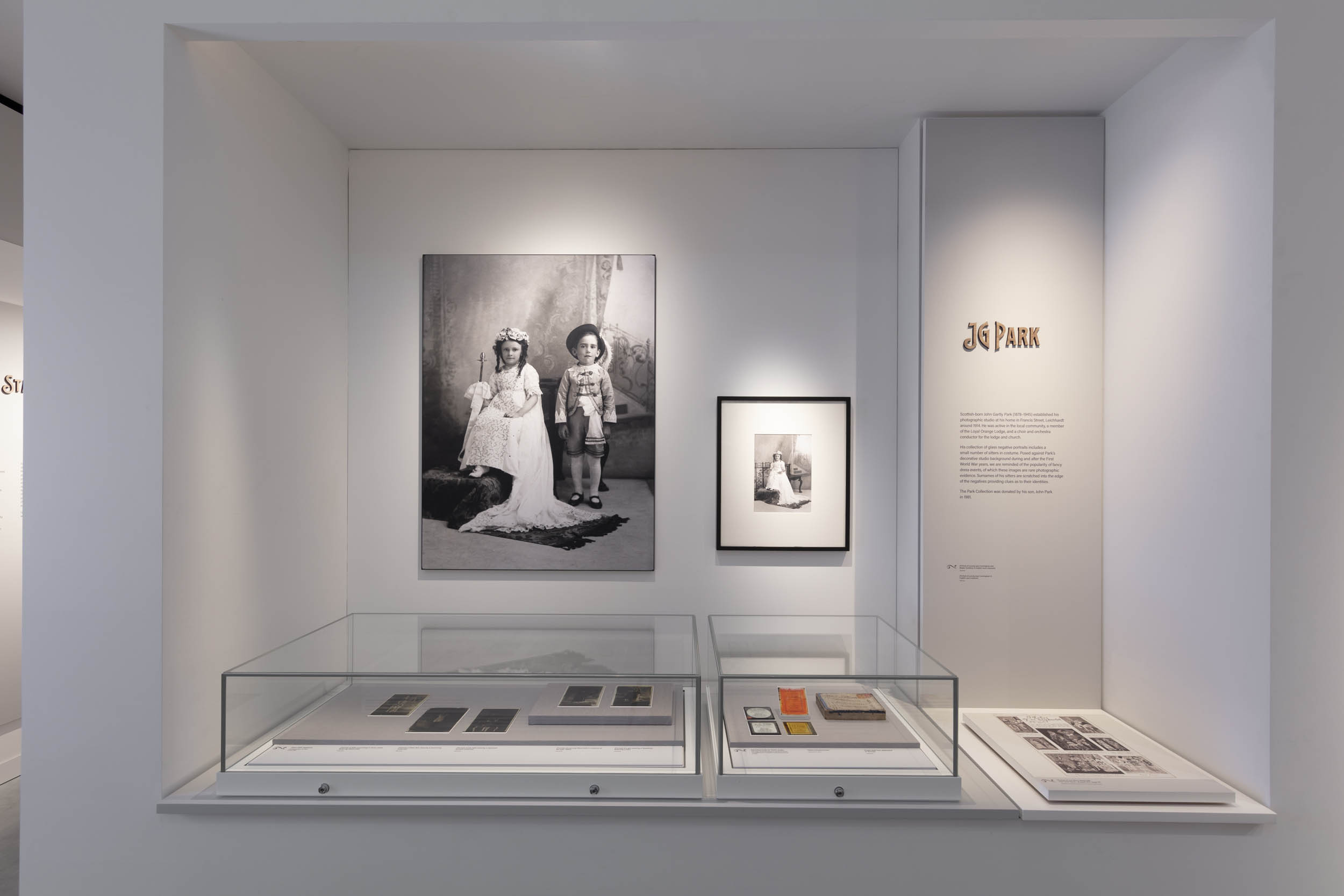 Installation view of the exhibition 'The Staged Photograph' at the Chau Chak Wing Museum at The University of Sydney