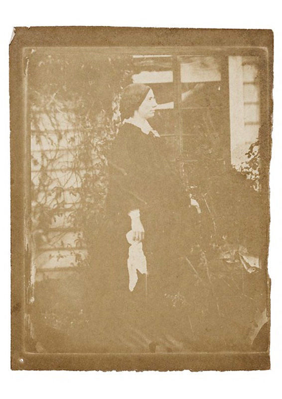 James Coutts Crawford (New Zealand born Scotland, 1817-1889) 'Jessie Crawford, probably outside the Crawfords' home in Thorndon, Wellington' c.  1859 from the exhibition 'A Different Light – First Photographs of Aotearoa' at the Auckland War Memorial Museum, New Zealand, April - September, 2024