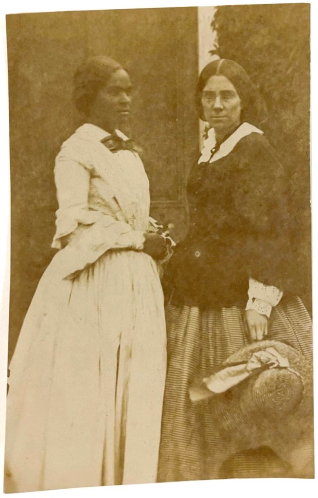 James Coutts Crawford (New Zealand born Scotland, 1817-1889) 'Nurse Edgar [left] and Jessie Crawford' c. 1860