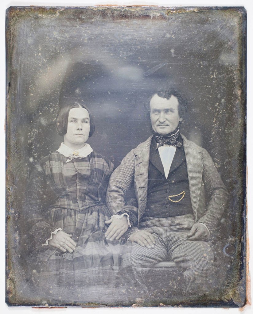 Hartley Webster (New Zealand, 1818-1906) (Attributed to) 'Jane and Alexander Alison' 30 June 1852 from the exhibition 'A Different Light – First Photographs of Aotearoa' at the Auckland War Memorial Museum, New Zealand, April - September, 2024