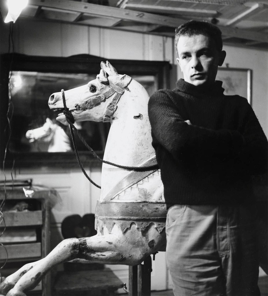 Elfriede Mejchar (Austrian, 1924-2020) 'Arnulf Rainer' 1954-1961 from the exhibition 'The Poetry of the Everyday. Photographs by Elfriede Mejchar' at Museum der Moderne Salzburg, April - September, 2024