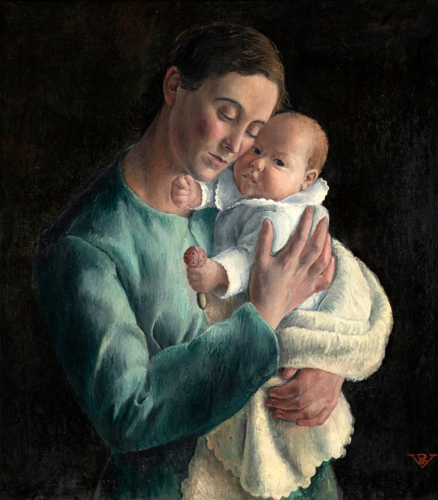 Rosario de Velasco (Spanish, 1904-1991) 'Motherhood' (Maternidad) 1933