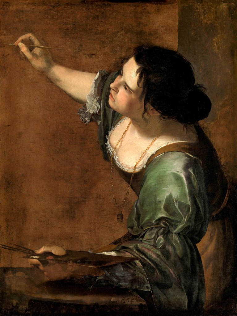 Artemisia Gentileschi (Italian, 1593-1653) 'Self-Portrait as the Allegory of Painting (La Pittura)' c. 1638-1639