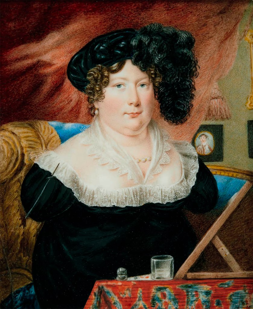 Sarah Biffin (English, 1784-1850) 'Self-portrait' c. 1821