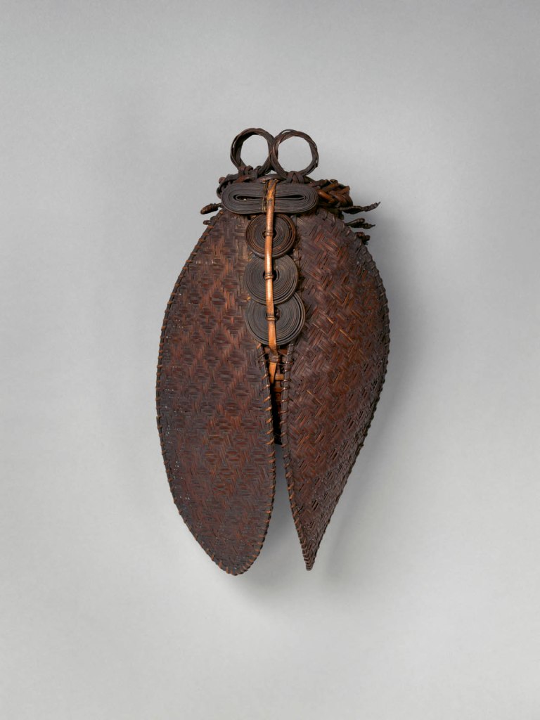 Meiji period (1868-1912) 'Flower Basket in the Shape of a Cicada' Mid-19th century