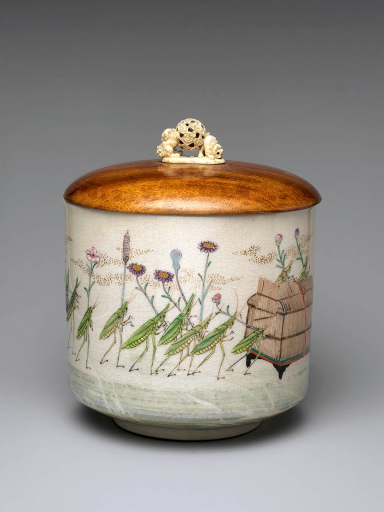 Makuzu Kōzan I (Miyagawa Toranosuke) (Japanese, 1842-1916) Meiji period (1868–1912) 'Jar (Mizusashi)' 1870-1880s