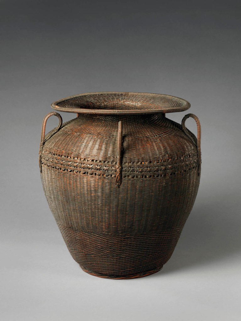 Hayakawa Shōkosai I (Japanese, 1815–1897) Meiji period (1868–1912) 'Karamono-Style Flower Basket (Hanakago)' c. 1870s-1880s