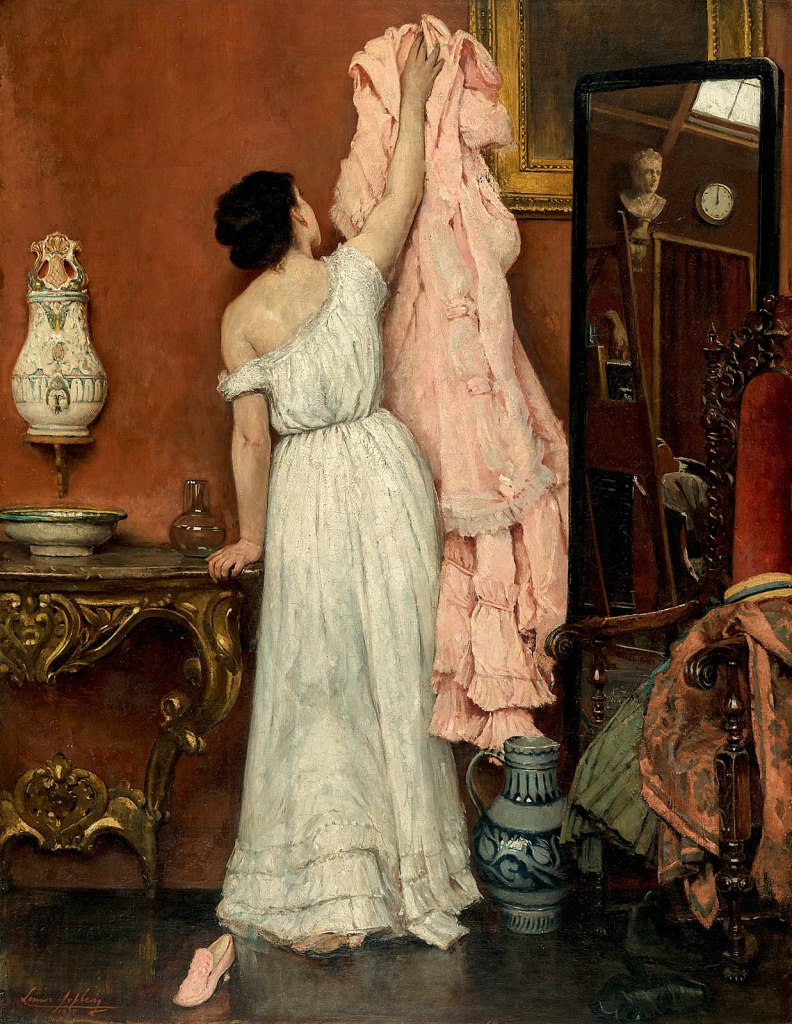 Louise Jopling (English, 1843-1933) 'A Modern Cinderella' 1875