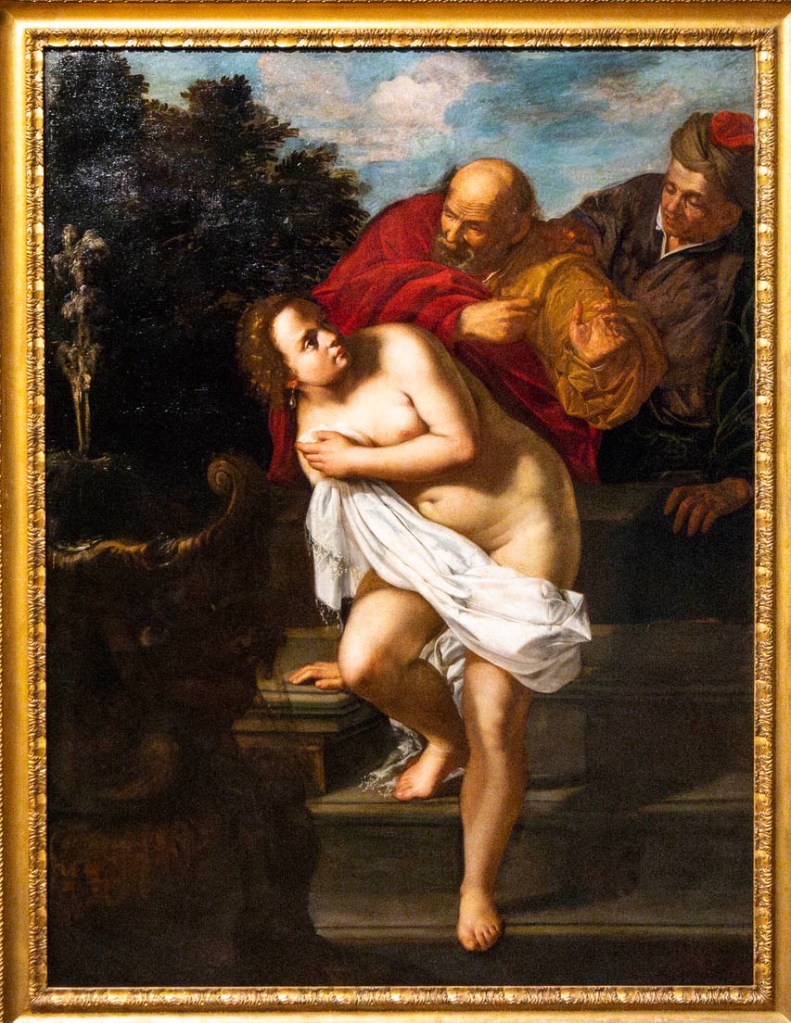 Artemisia Gentileschi (Italian, 1593-1653) 'Susanna and the Elders' c. 1638-1640 (installation view)