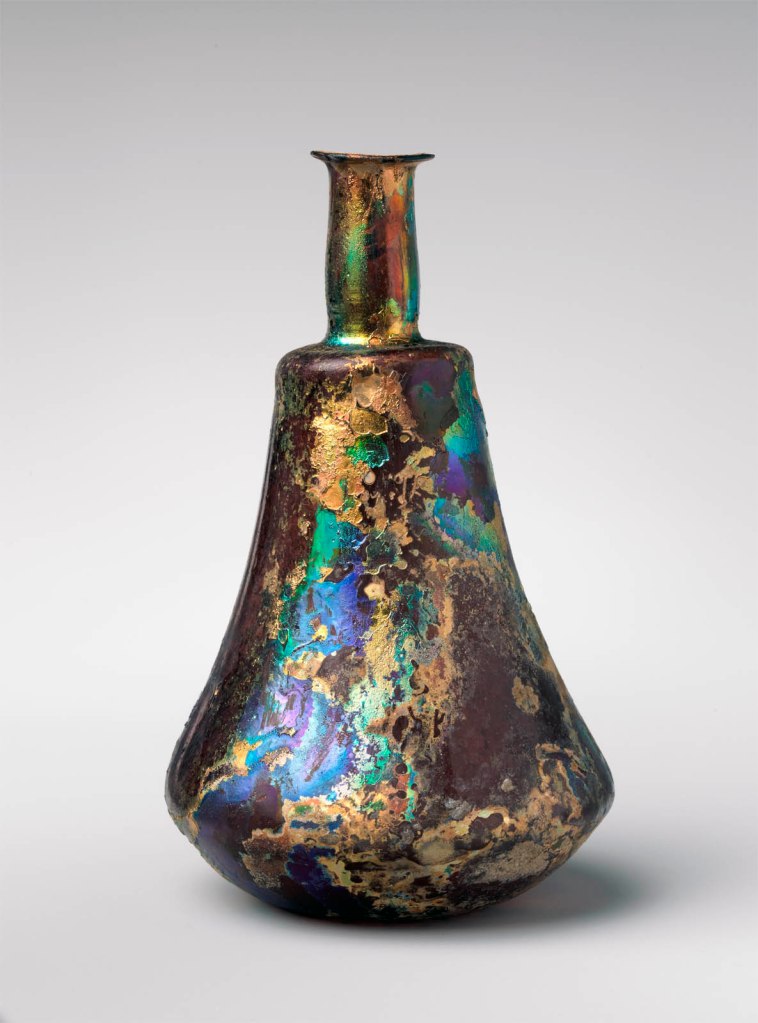 'Glass perfume bottle' Period: Early Imperial 1st century CE