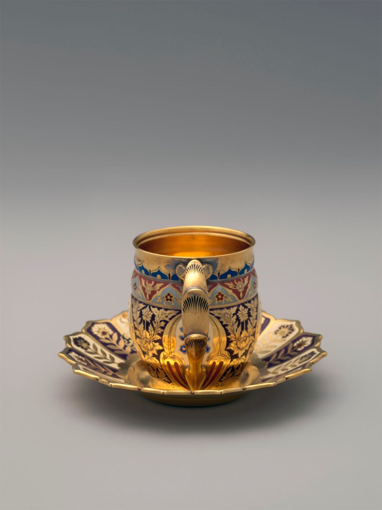 Tiffany & Co. (1837-present) 'Two cups and saucers from the Mackay Service' 1878