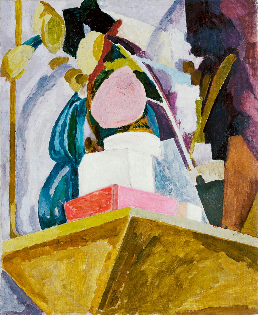Vanessa Bell (English, 1879-1961) 'Still Life on Corner of a Mantelpiece' 1914
