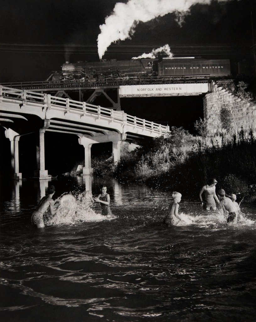 O. Winston Link (American, 1914-2001) 'Hawksbill Creek Swimming Hole, Luray, Virginia, 1956' 1956