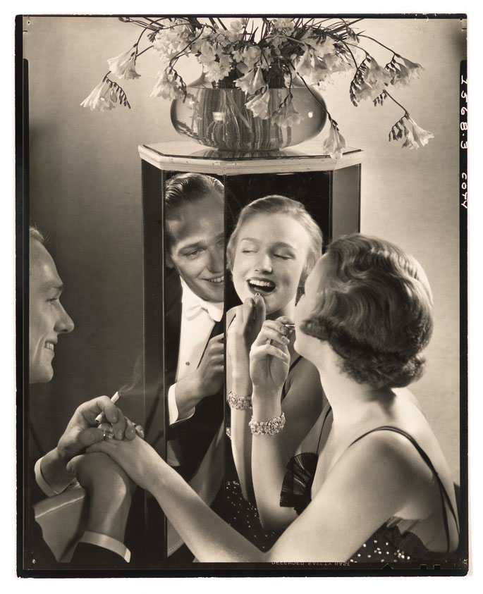 Edward Steichen (American born Luxembourg, 1879-1973) 'Advertising Study for Coty Lipstick' 1929