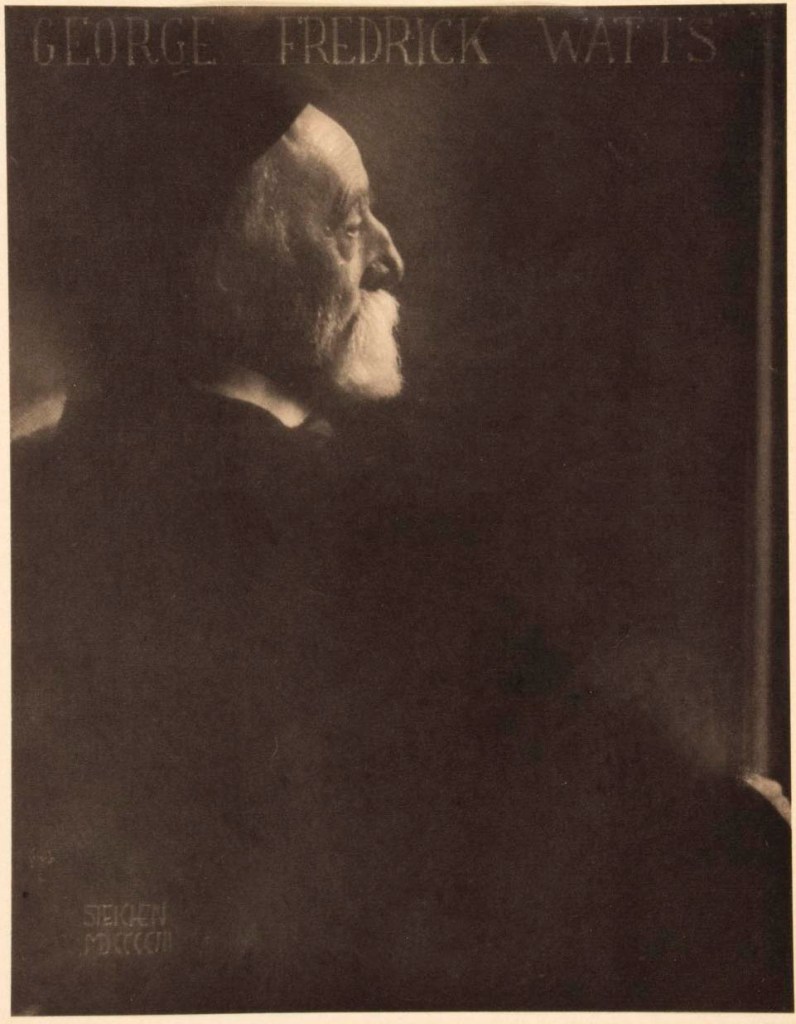 Edward Steichen (American born Luxembourg, 1879-1973) 'George Frederic Watts, London' 1901