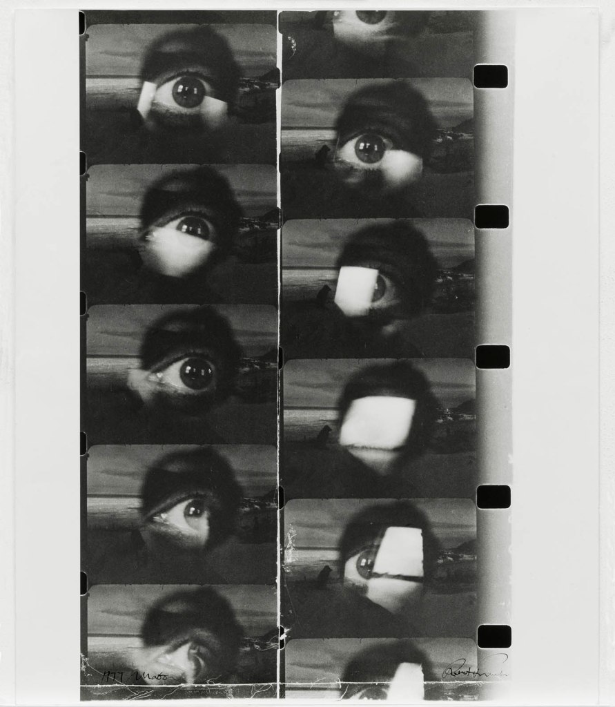 Robert Frank (Swiss-American, 1924-2019) 'Mabou Winter Footage' 1977 from the exhibition 'Life Dances On: Robert Frank in Dialogue' at the Museum of Modern Art (MoMA), New York