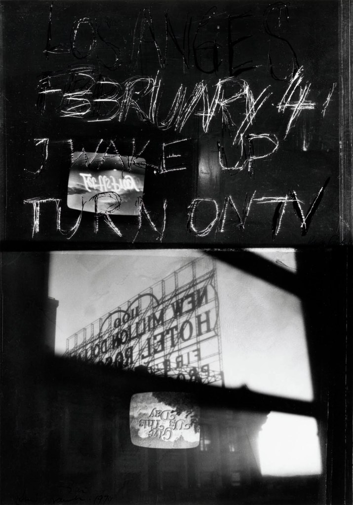 Robert Frank (Swiss-American, 1924-2019) 'Los Angeles - February 4th - I Wake Up - Turn On TV' 1979
